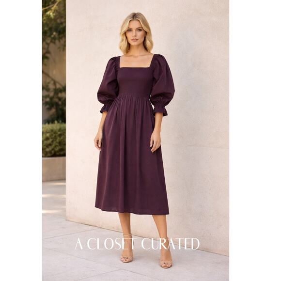 Baum Und Pferdgarten Dresses & Skirts - Baum Und Pferdgarten Adanna Dress Medium Purple NEW